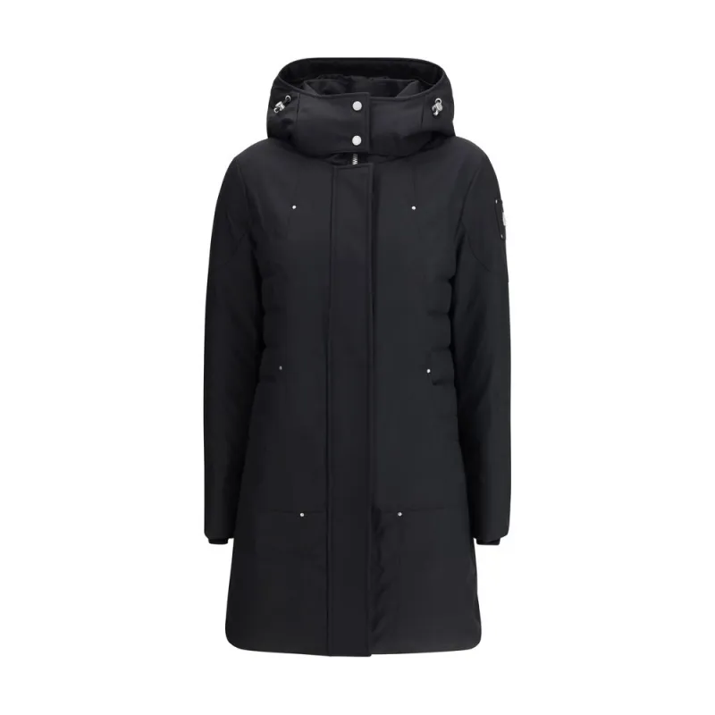 Black Polyester Parka sold by Lord & Taylor