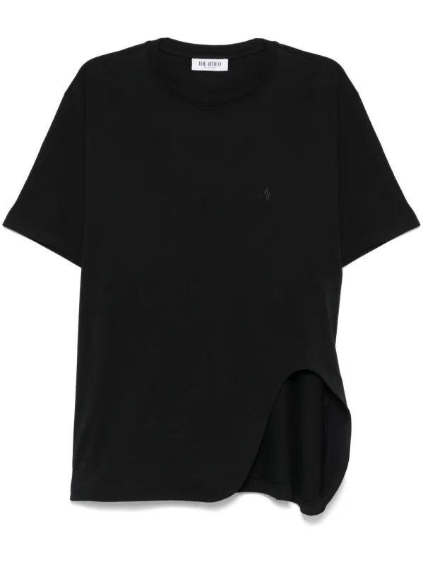 The Attico T-Shirt with Asymmetric Hemline sold by Lord & Taylor