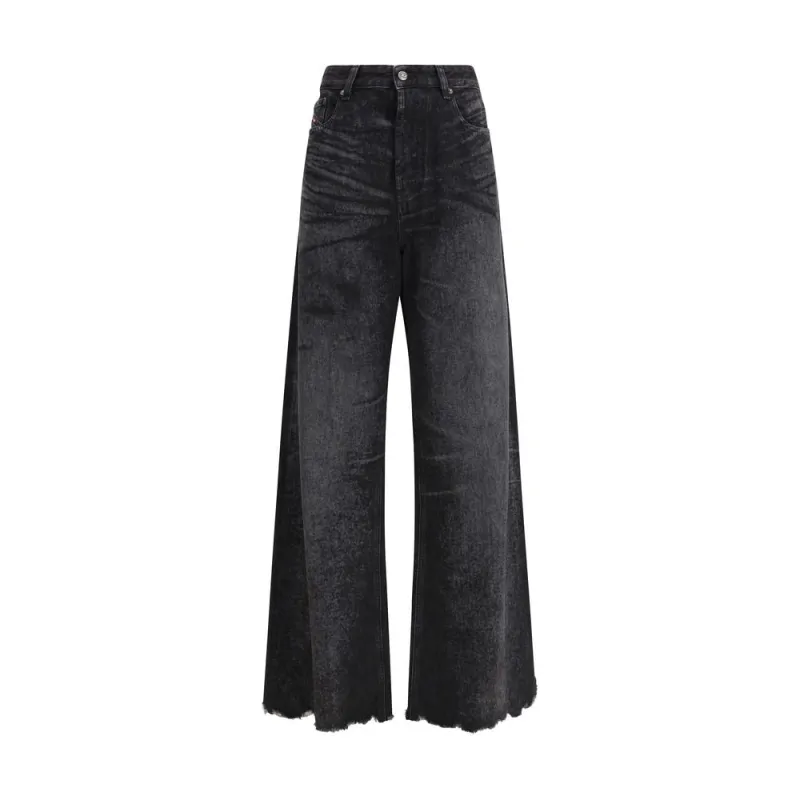 Black Cotton Relaxed Fit Jeans sold by Lord & Taylor