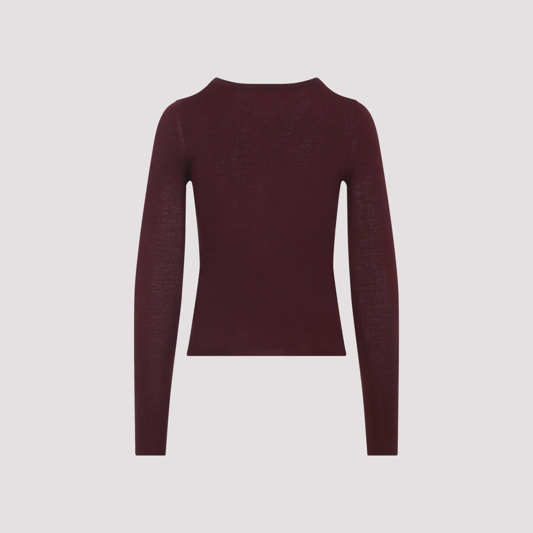 BURGUNDY WOOL AND SILK PULLOVER sold by Lord & Taylor product image thumbnail 4