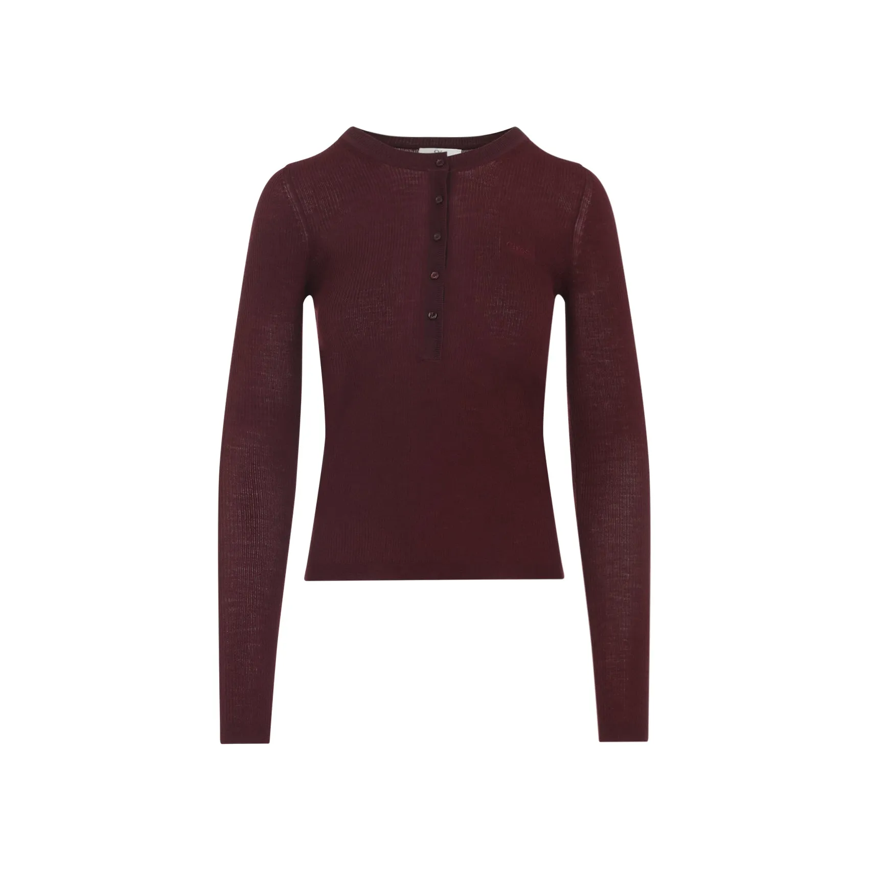BURGUNDY WOOL AND SILK PULLOVER sold by Lord & Taylor product image thumbnail 2