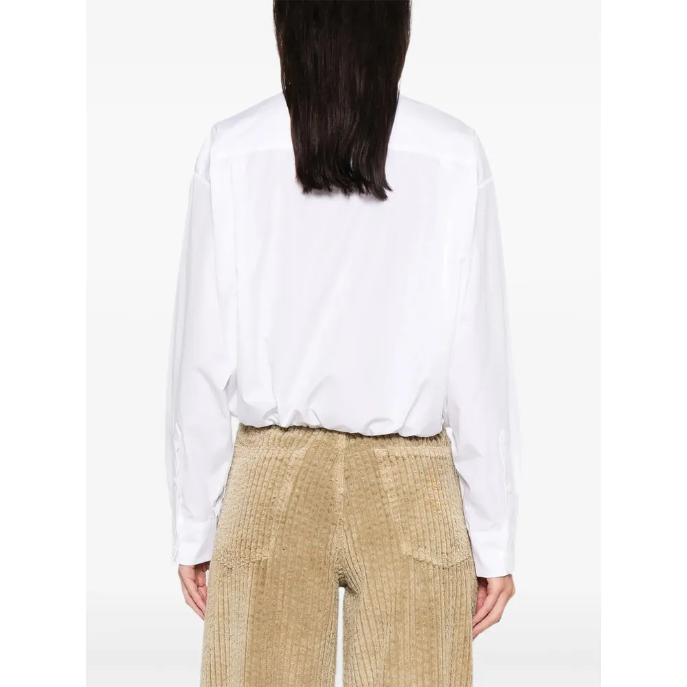 White Cotton Shirt with Button Fastening sold by Lord & Taylor product image thumbnail 5