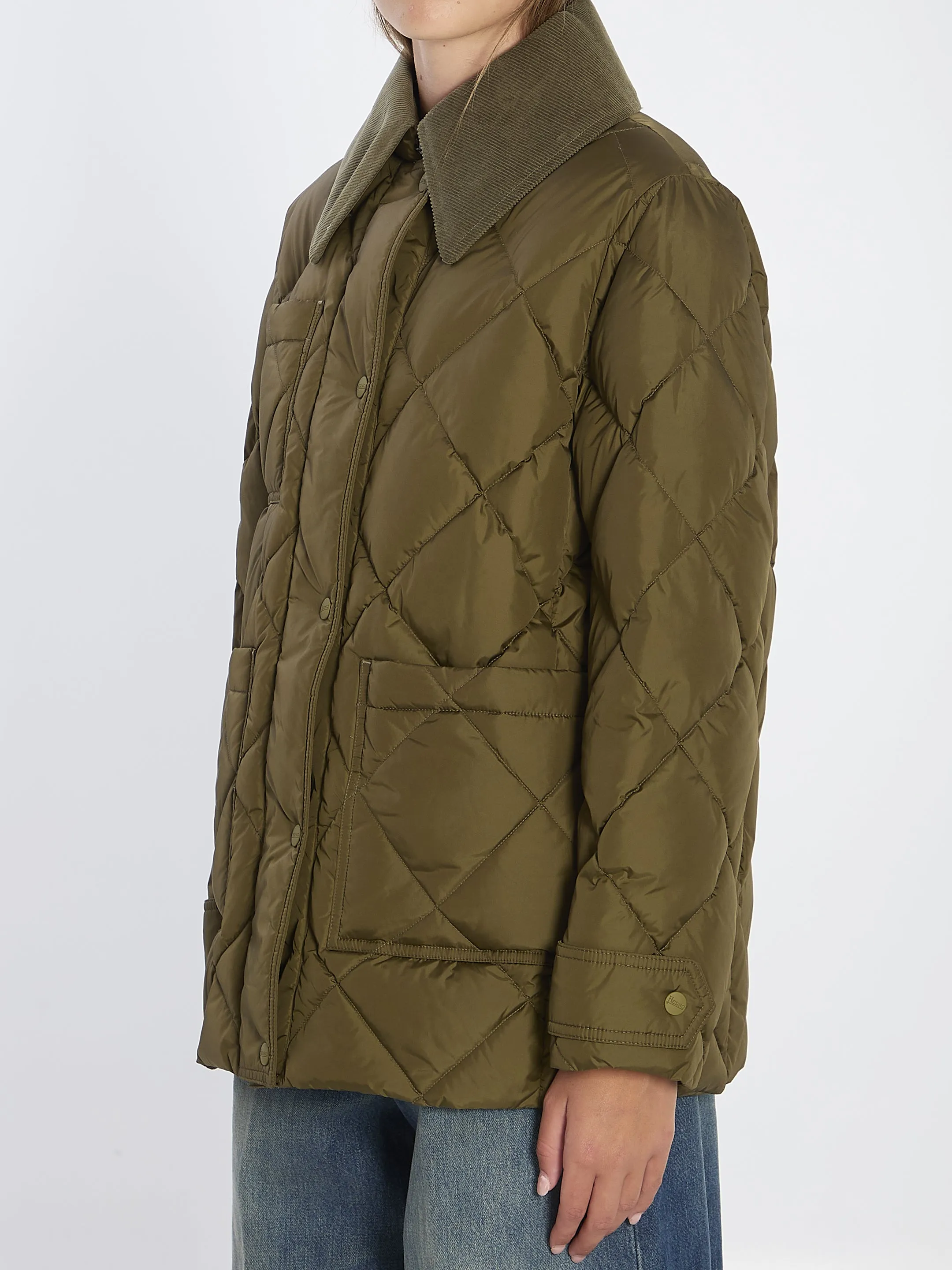 SHORT QUILTED DOWN PARKA sold by Lord & Taylor product image thumbnail 2