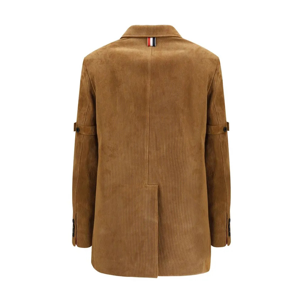 Beige Calf Leather Bos Taurus Coat sold by Lord & Taylor product image thumbnail 2