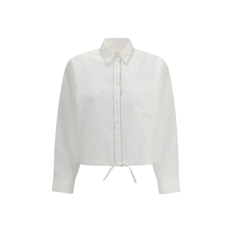 White Cotton Shortsleeve Shirt sold by Lord & Taylor