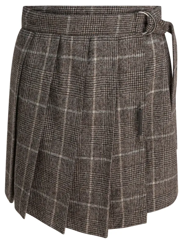 BROWN ALPACA WOOL SKIRT sold by Lord & Taylor