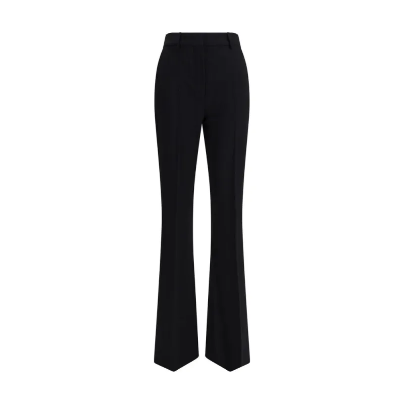 Black Fleece Wool Flared Pants made by Lord & Taylor