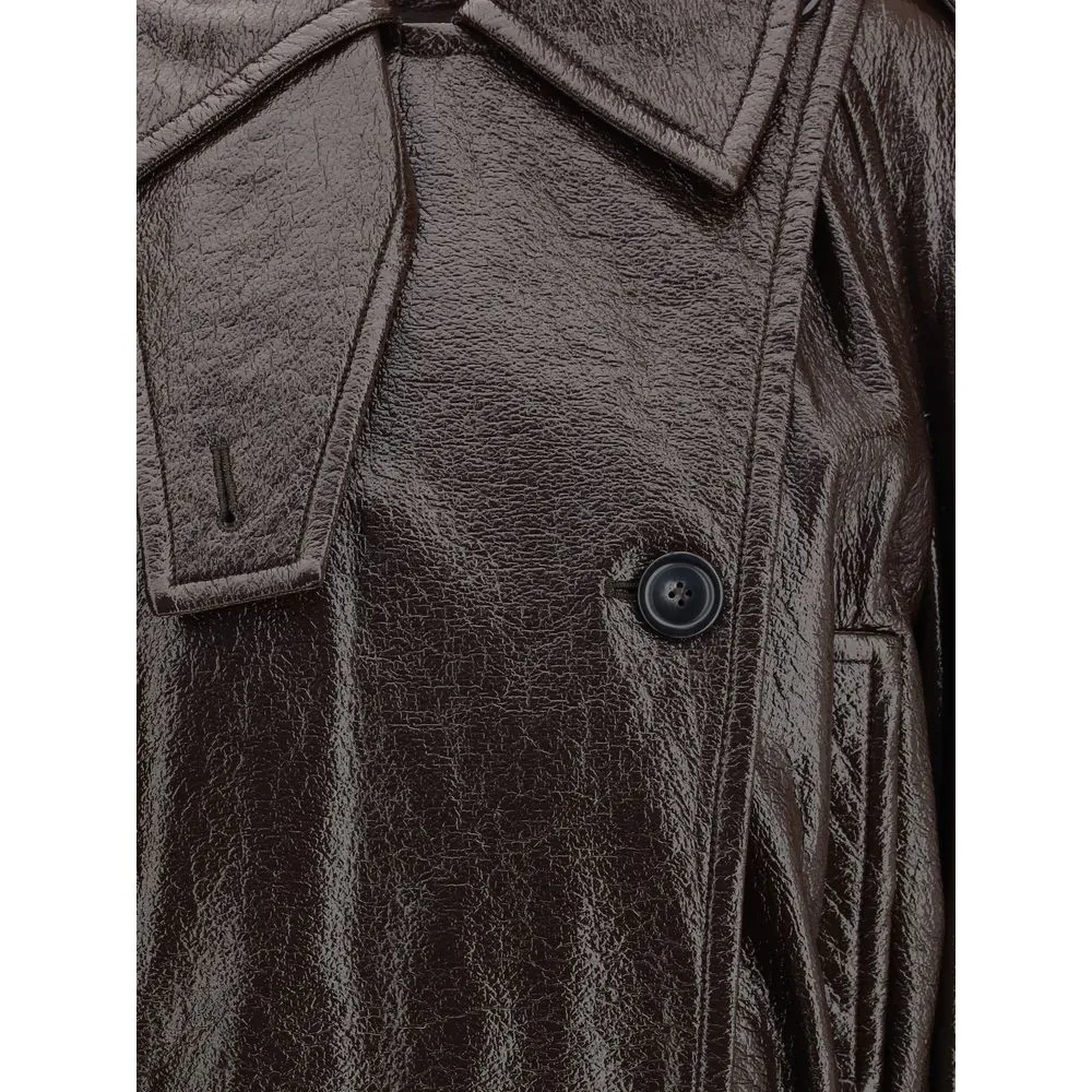 Brown Cotton Coat sold by Lord & Taylor product image thumbnail 3
