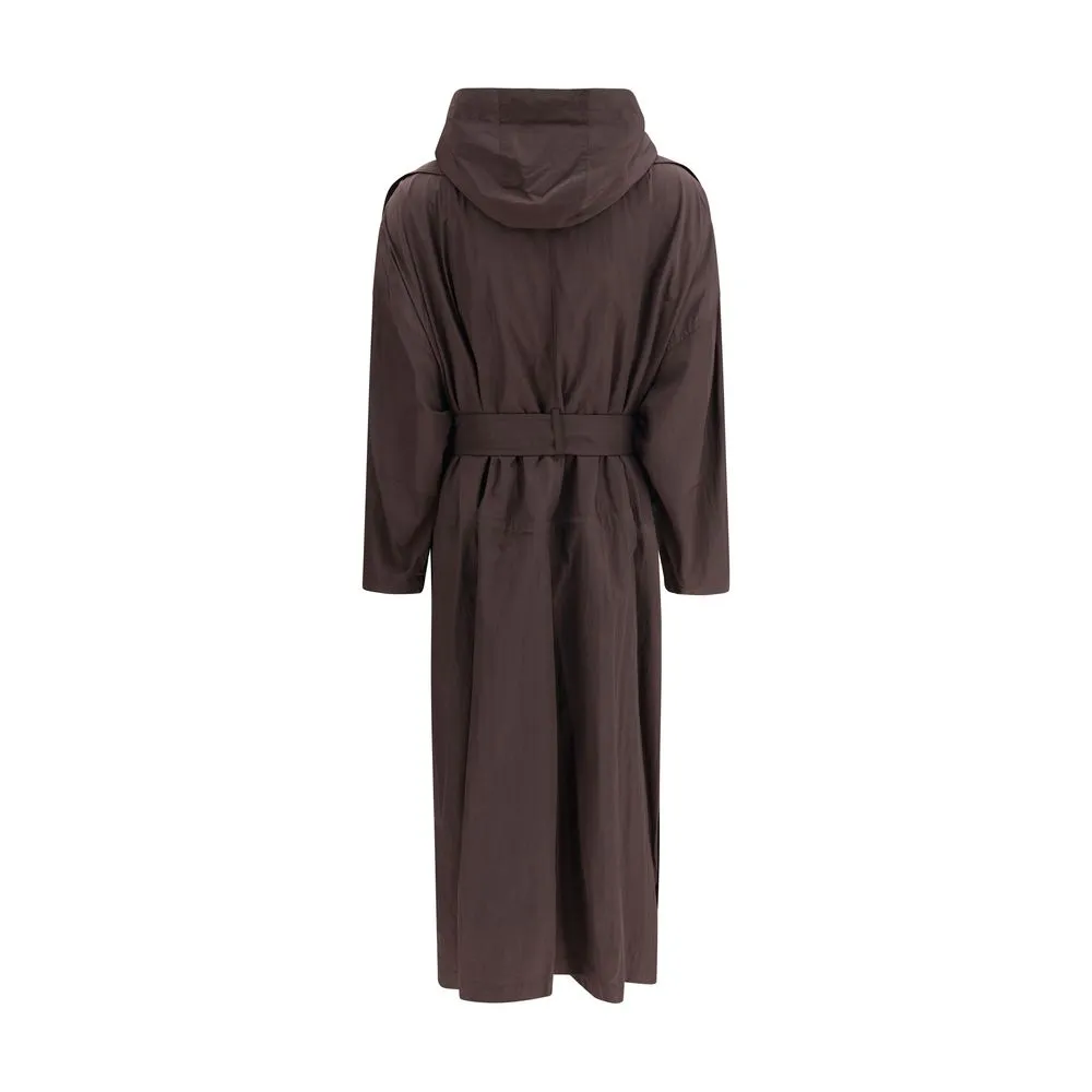 Brown Polyamide Trench Coat sold by Lord & Taylor product image thumbnail 2