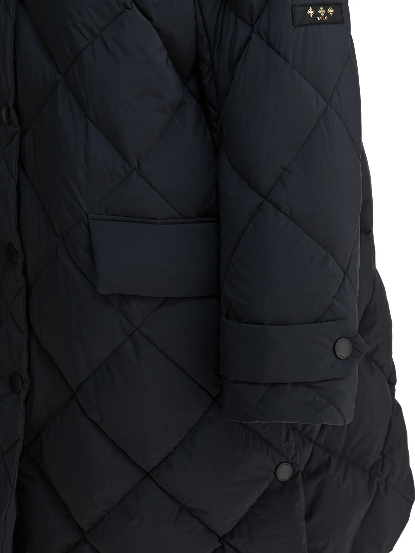 BLACK POLYESTER NYLON DOWN JACKET sold by Lord & Taylor product image thumbnail 4