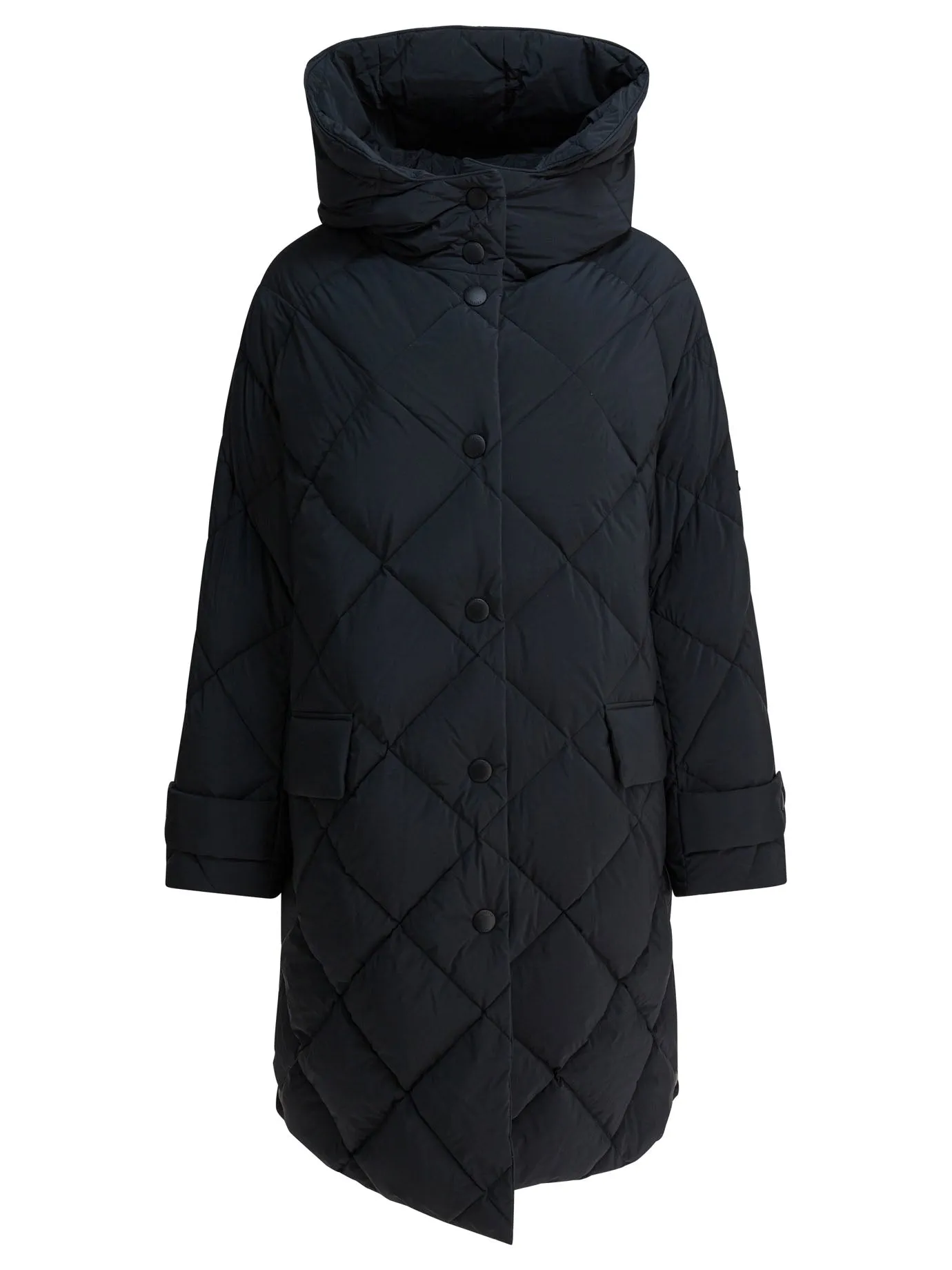 BLACK POLYESTER NYLON DOWN JACKET sold by Lord & Taylor
