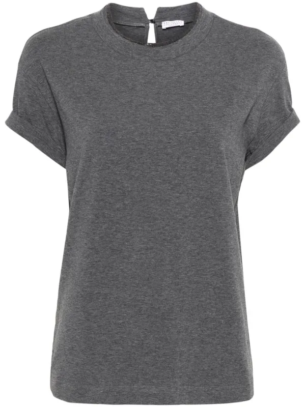 COTTON T-SHIRT made by Brunello Cucinelli
