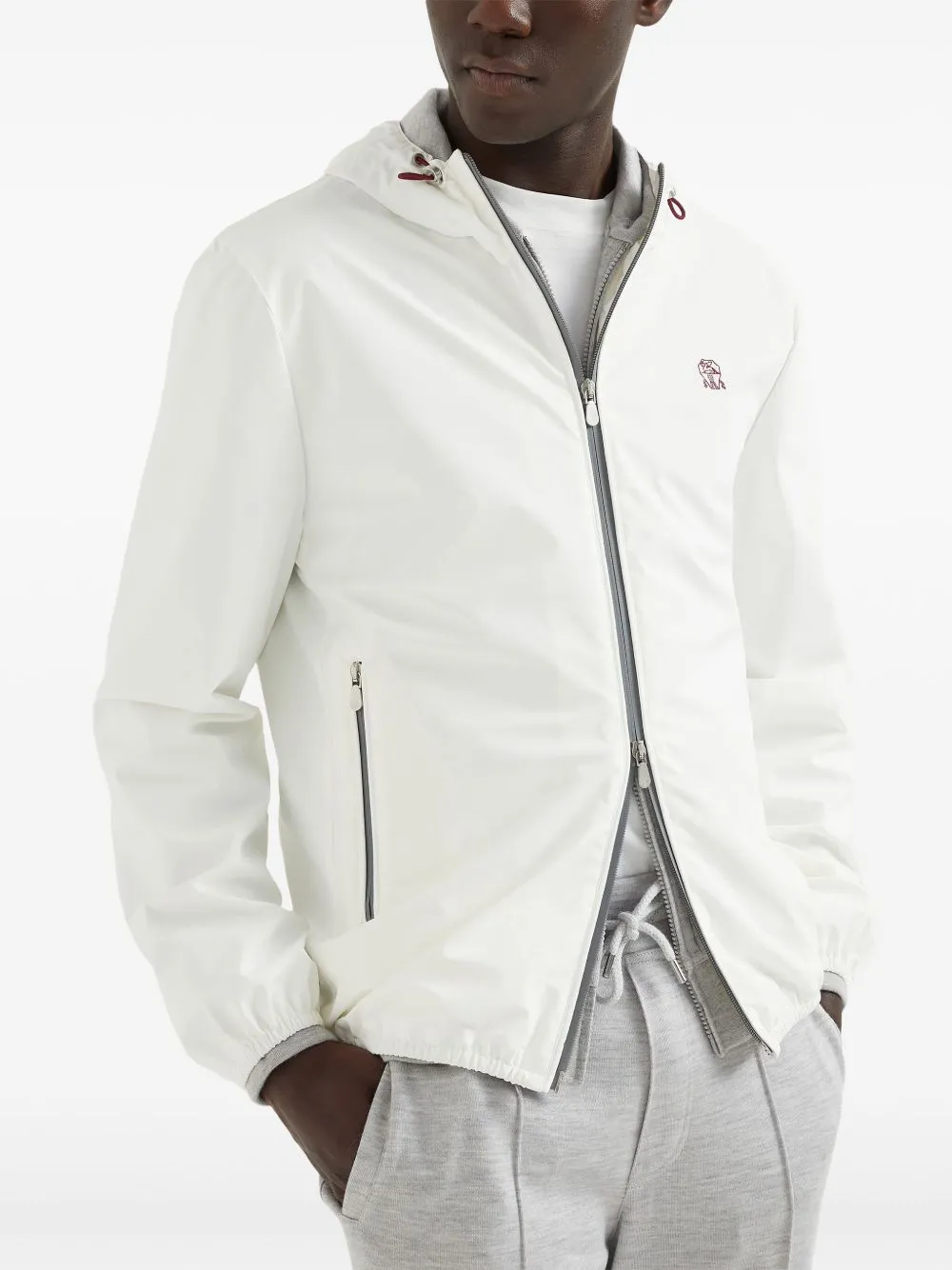 WATER-RESISTANT BLOUSON JACKET sold by Lord & Taylor product image thumbnail 2