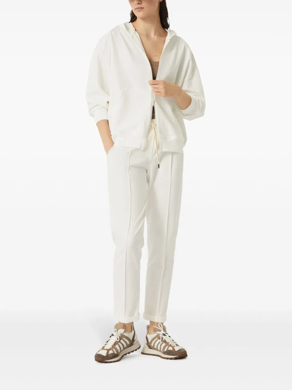 COTTON DRAWSTRING TROUSERS sold by Lord & Taylor product image thumbnail 2