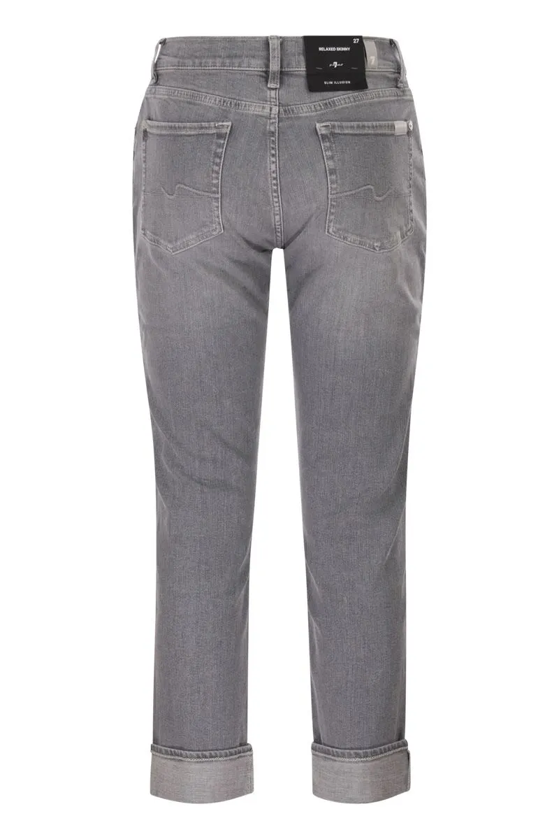 RELAXED SKINNY - MEDIUM WAIST BOYFRIEND JEANS sold by Lord & Taylor product image thumbnail 2