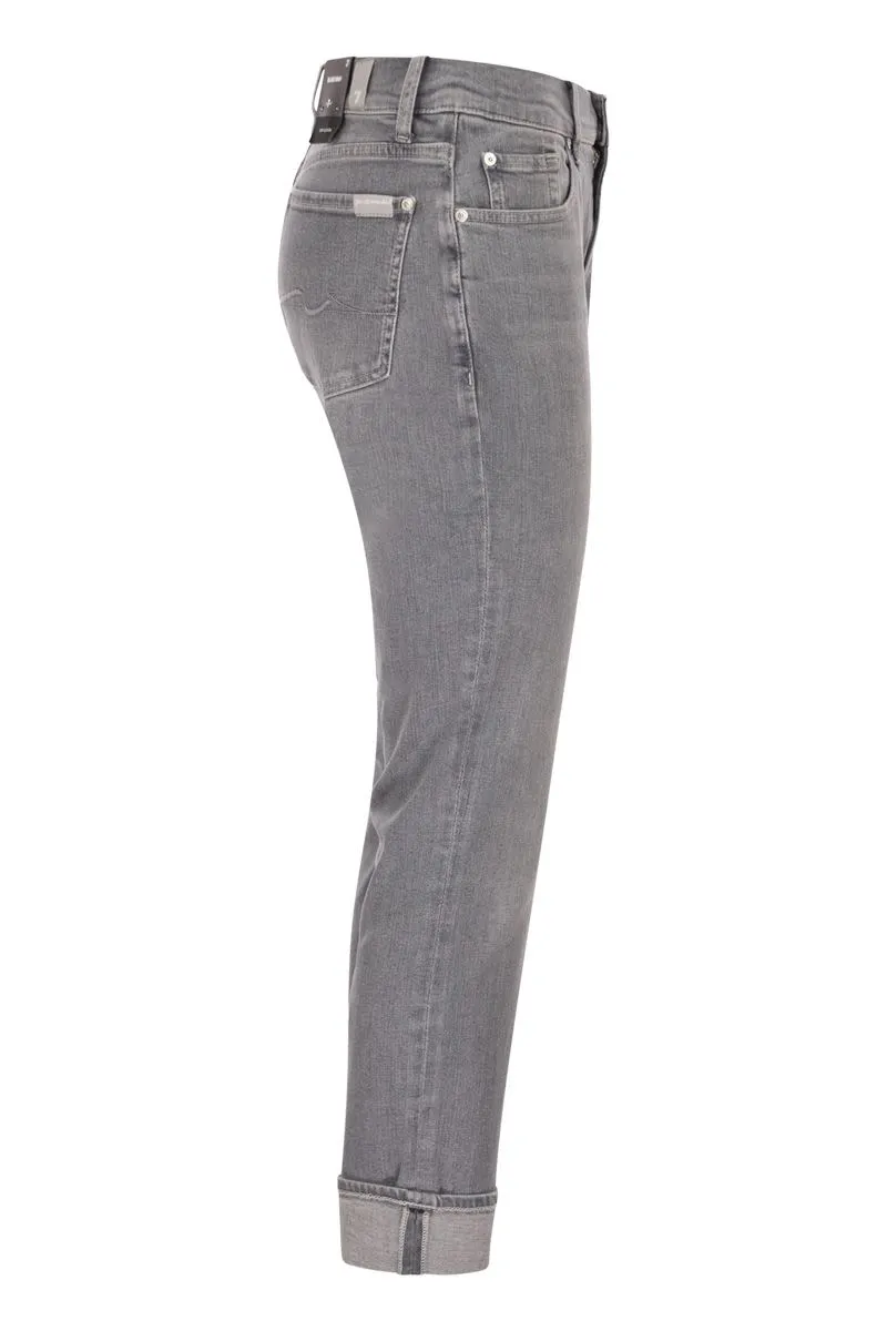 RELAXED SKINNY - MEDIUM WAIST BOYFRIEND JEANS sold by Lord & Taylor product image thumbnail 3