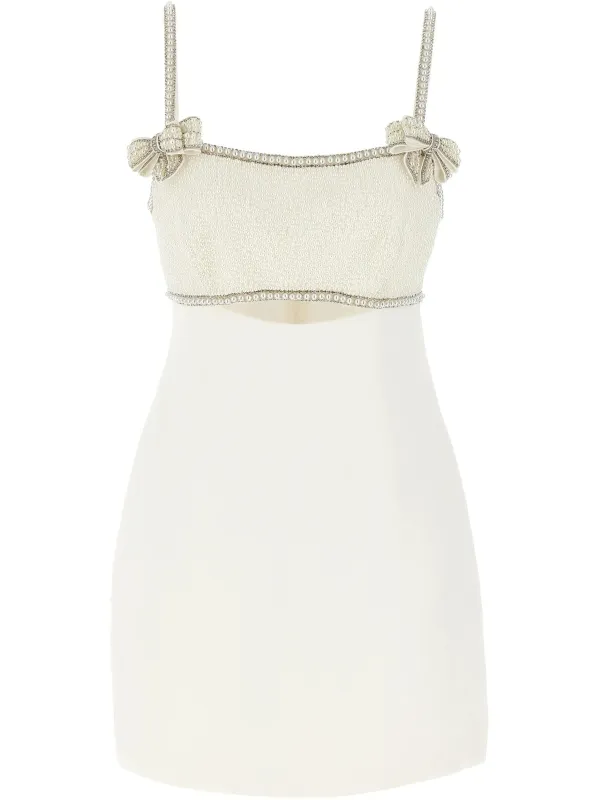 PEARL BOW MINI DRESS sold by Lord & Taylor