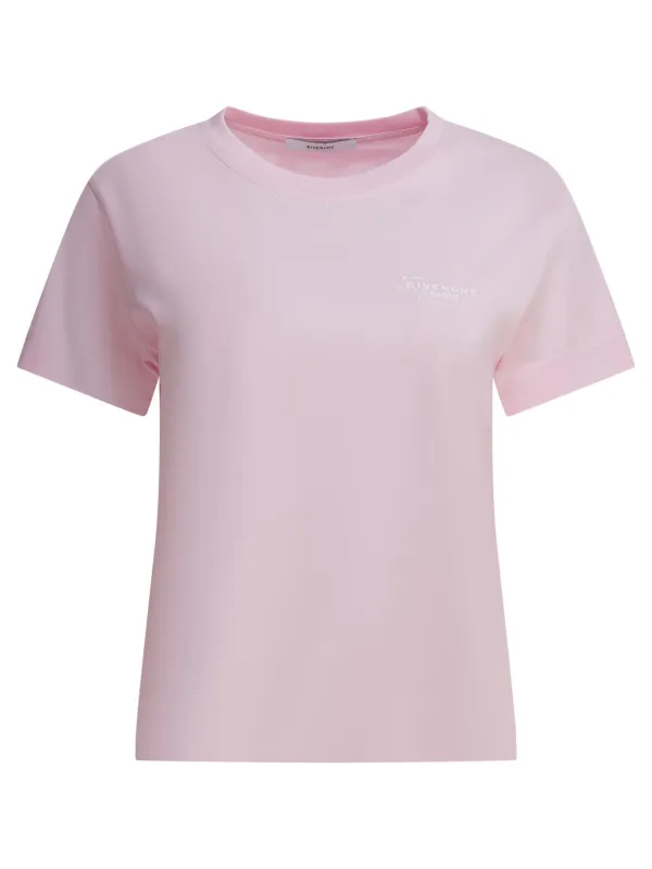 PINK COTTON T-SHIRT made by Givenchy