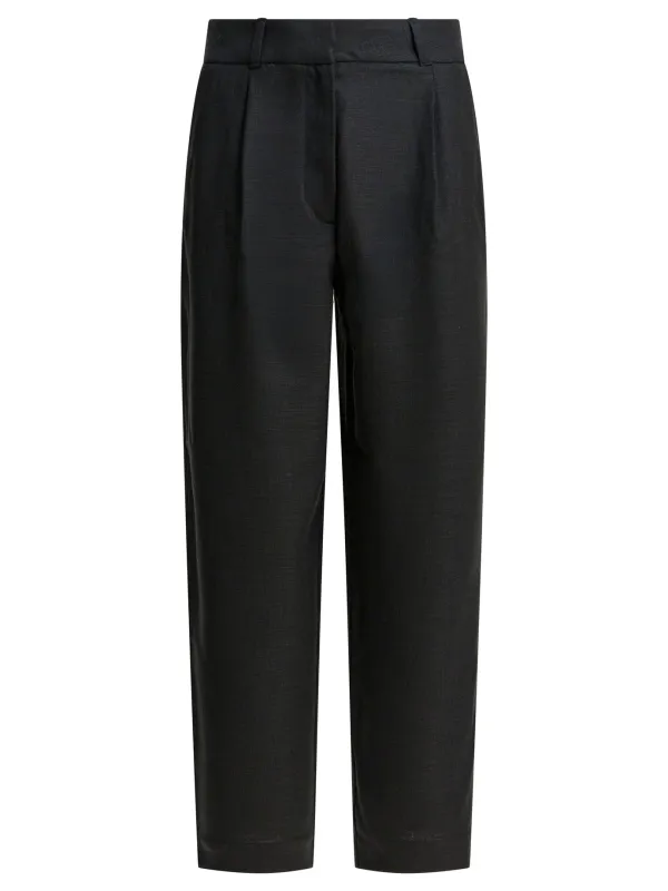 BLACK WOOL VISCOSE TROUSERS sold by Lord & Taylor
