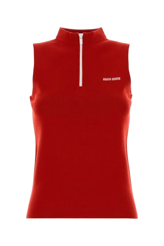 RED WOOL TANK TOP sold by Lord & Taylor