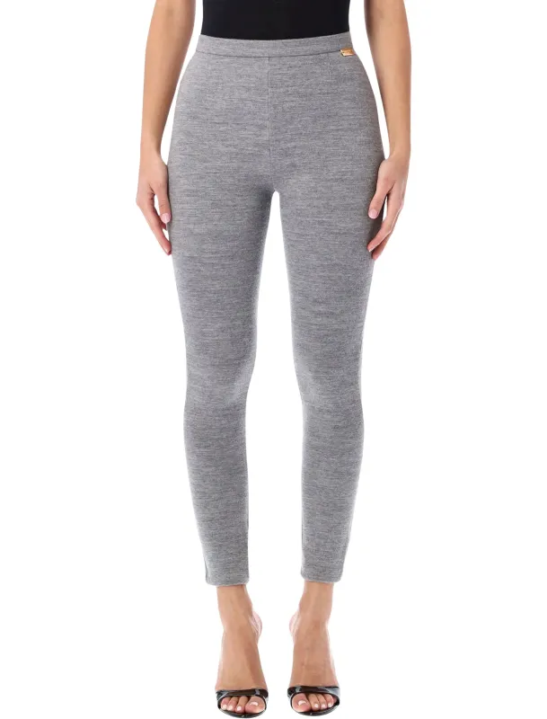 BALMAIN GREY COTTON JERSEY LEGGINGS sold by Lord & Taylor