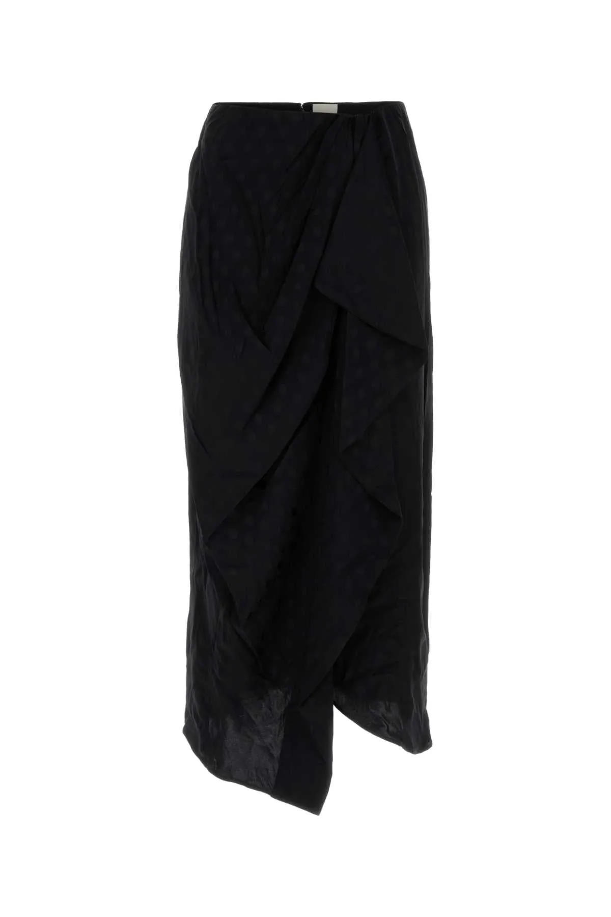 BLACK STRETCH SILK BREEN SKIRT sold by Lord & Taylor