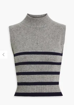 Striped Cashmere Vest sold by Lord & Taylor