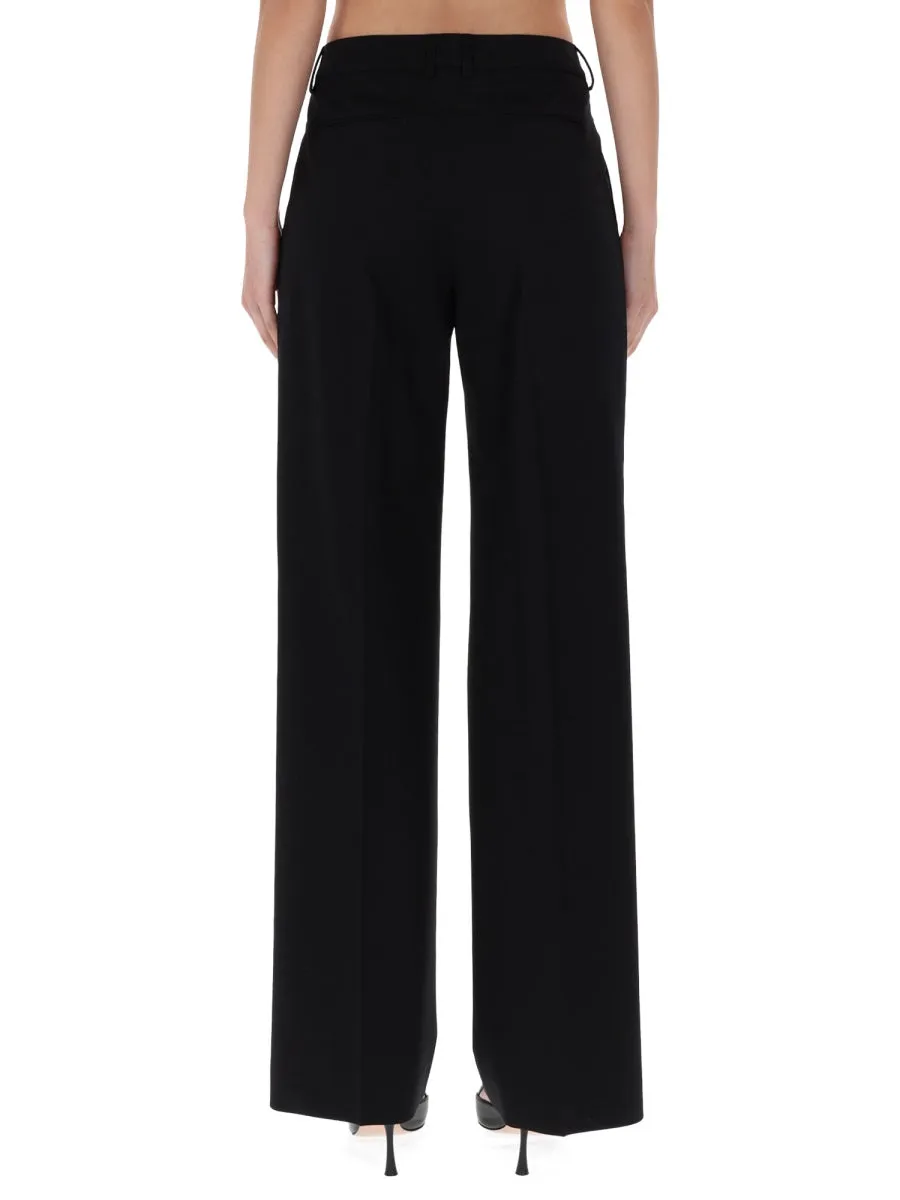 BLACK VIRGIN WOOL TROUSERS sold by Lord & Taylor product image thumbnail 3