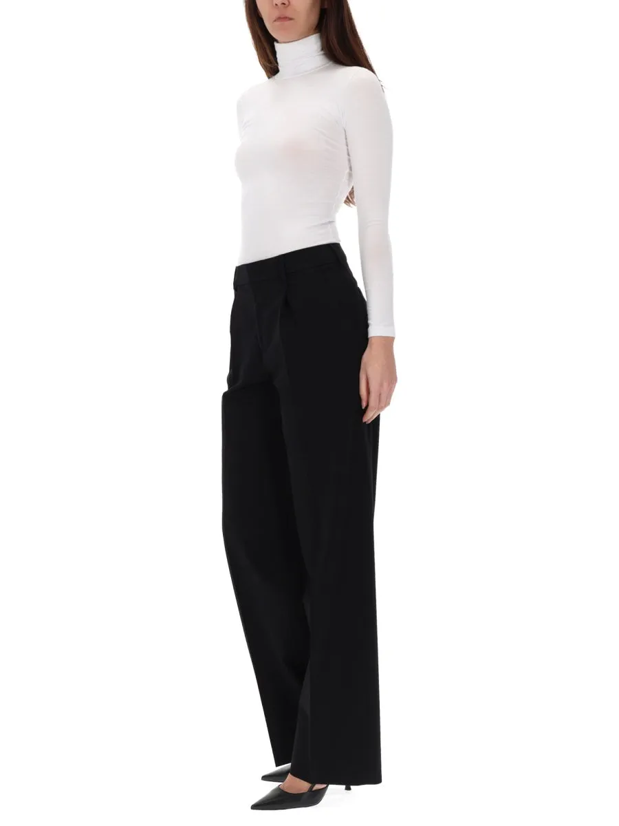 BLACK VIRGIN WOOL TROUSERS sold by Lord & Taylor product image thumbnail 4
