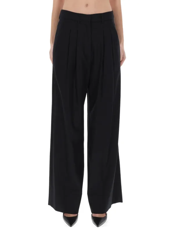 BLACK WOOL CASHMERE TROUSERS sold by Lord & Taylor
