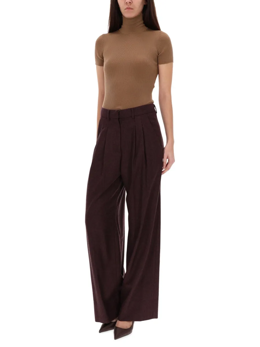BORDEAUX VIRGIN WOOL TROUSERS sold by Lord & Taylor product image thumbnail 4