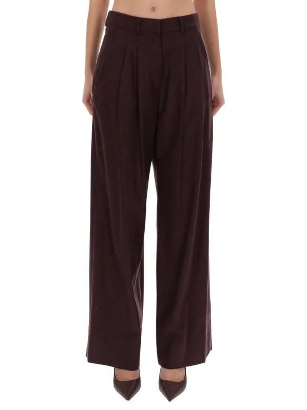 BORDEAUX VIRGIN WOOL TROUSERS sold by Lord & Taylor