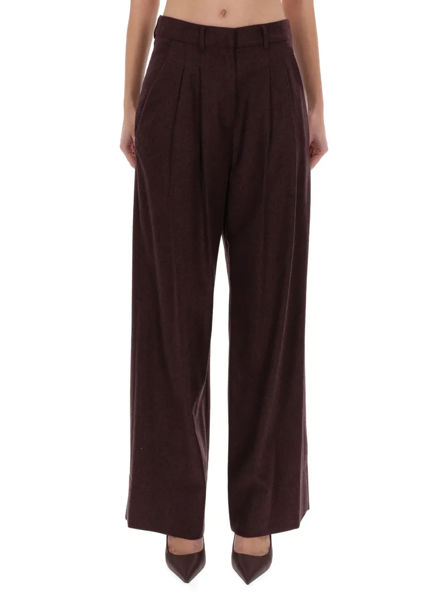 BORDEAUX VIRGIN WOOL TROUSERS sold by Lord & Taylor