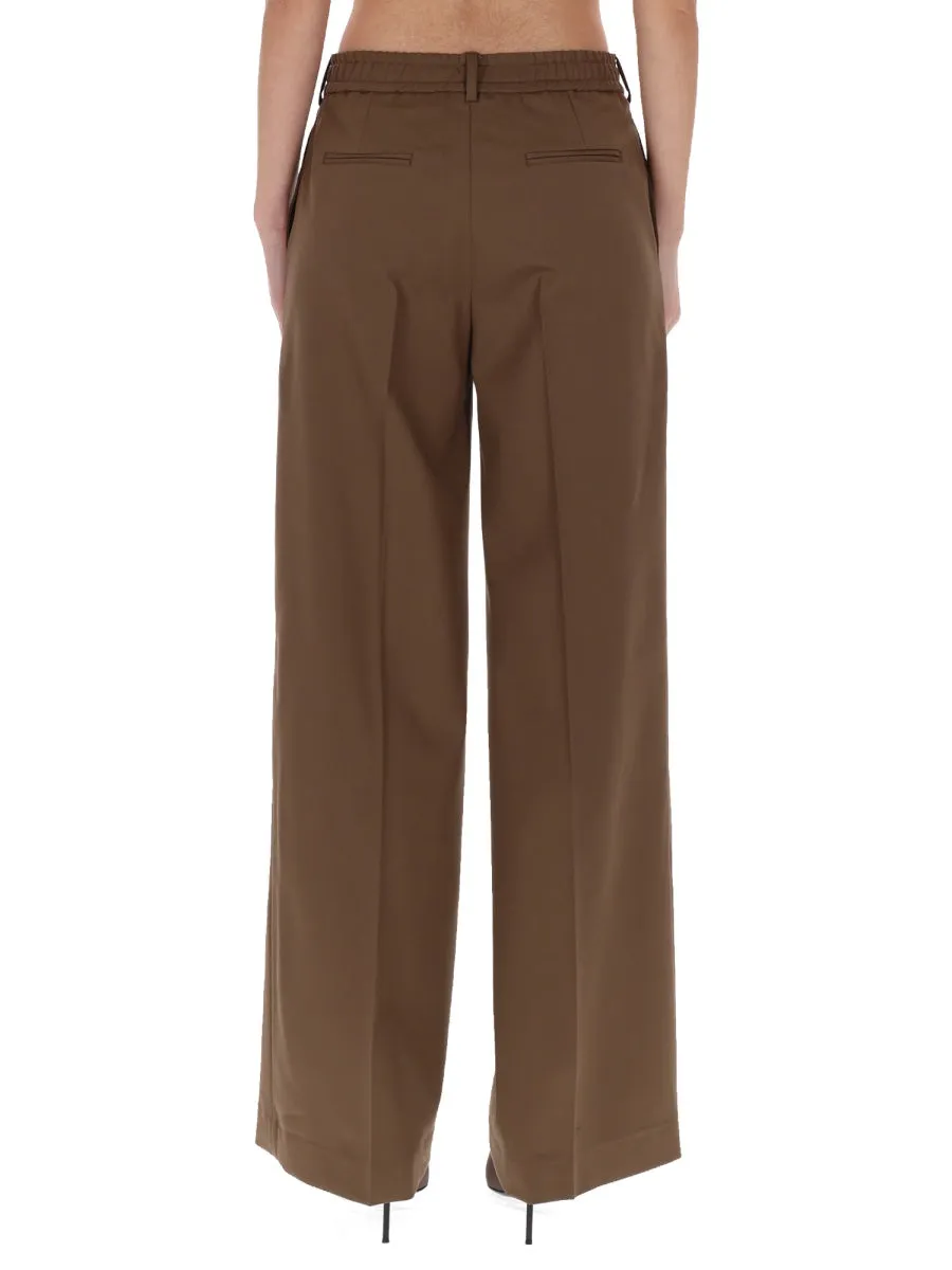 BROWN VIRGIN WOOL TROUSERS sold by Lord & Taylor product image thumbnail 3