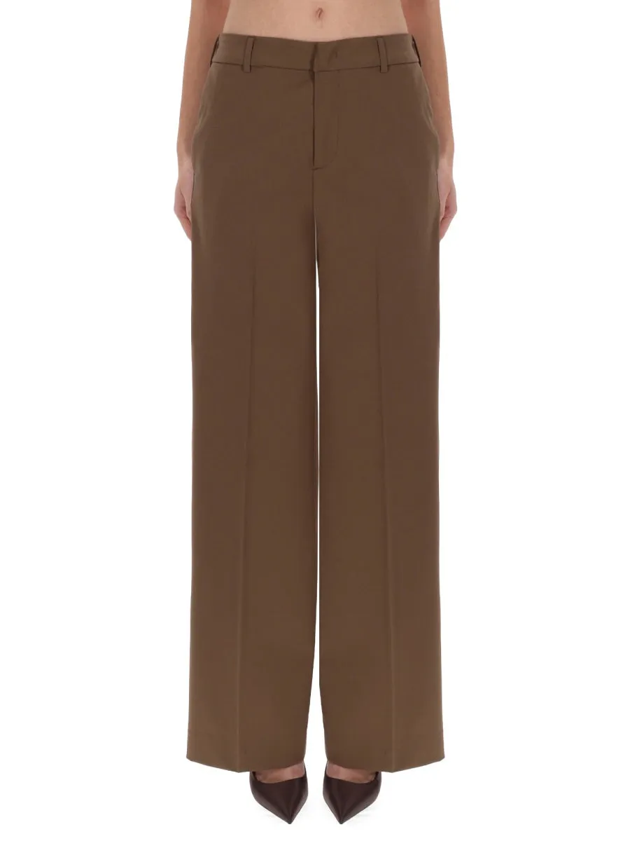 BROWN VIRGIN WOOL TROUSERS sold by Lord & Taylor