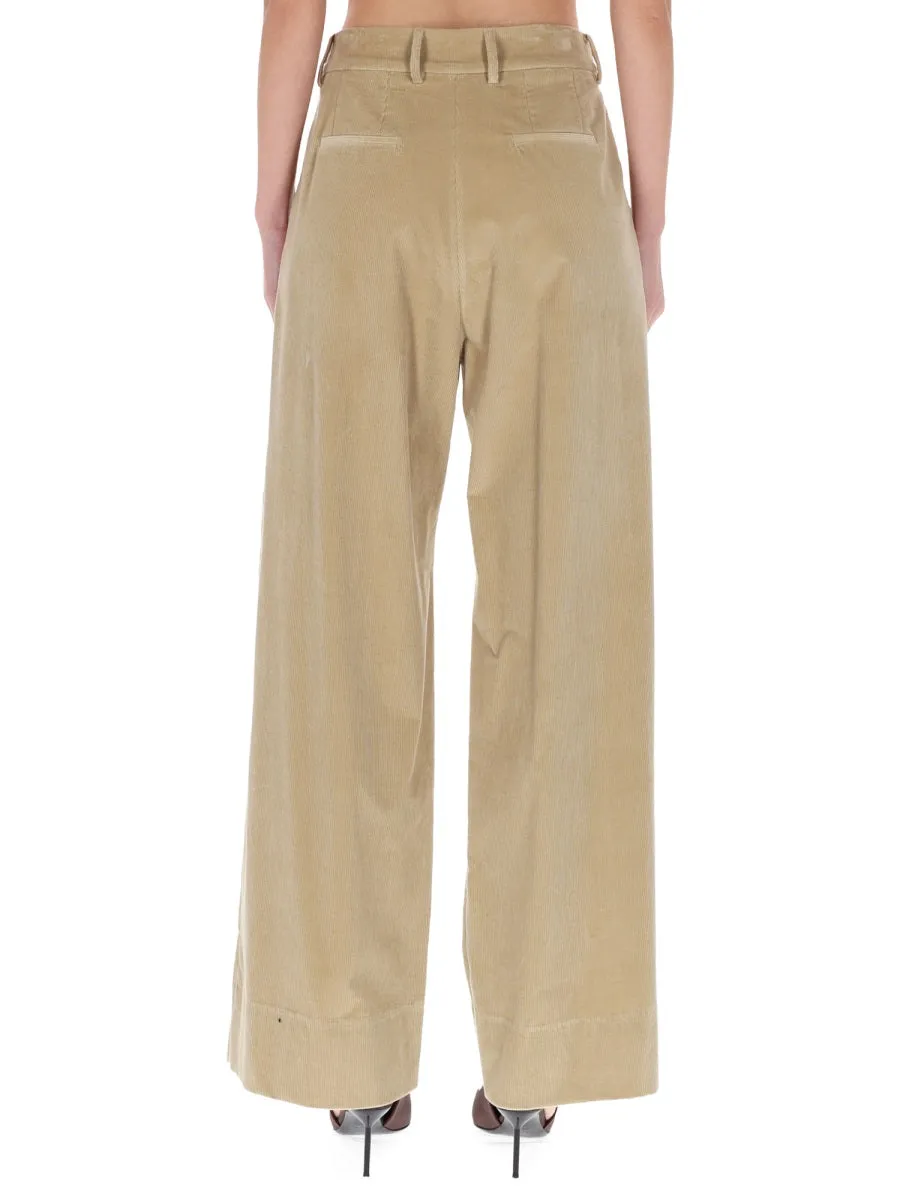BEIGE COTTON BLEND TROUSERS sold by Lord & Taylor product image thumbnail 3