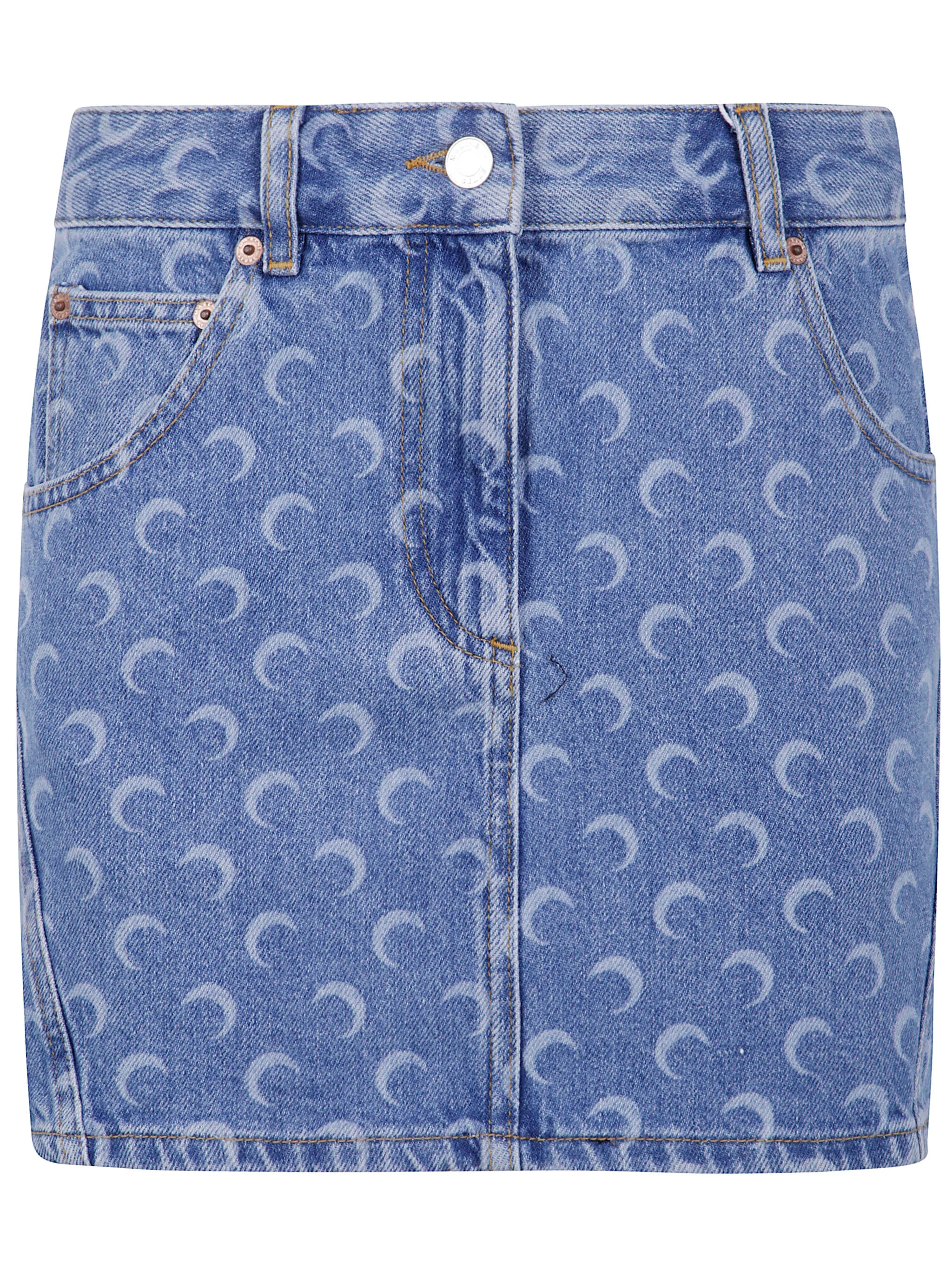 BLUE COTTON SKIRT sold by Lord & Taylor product image thumbnail 4