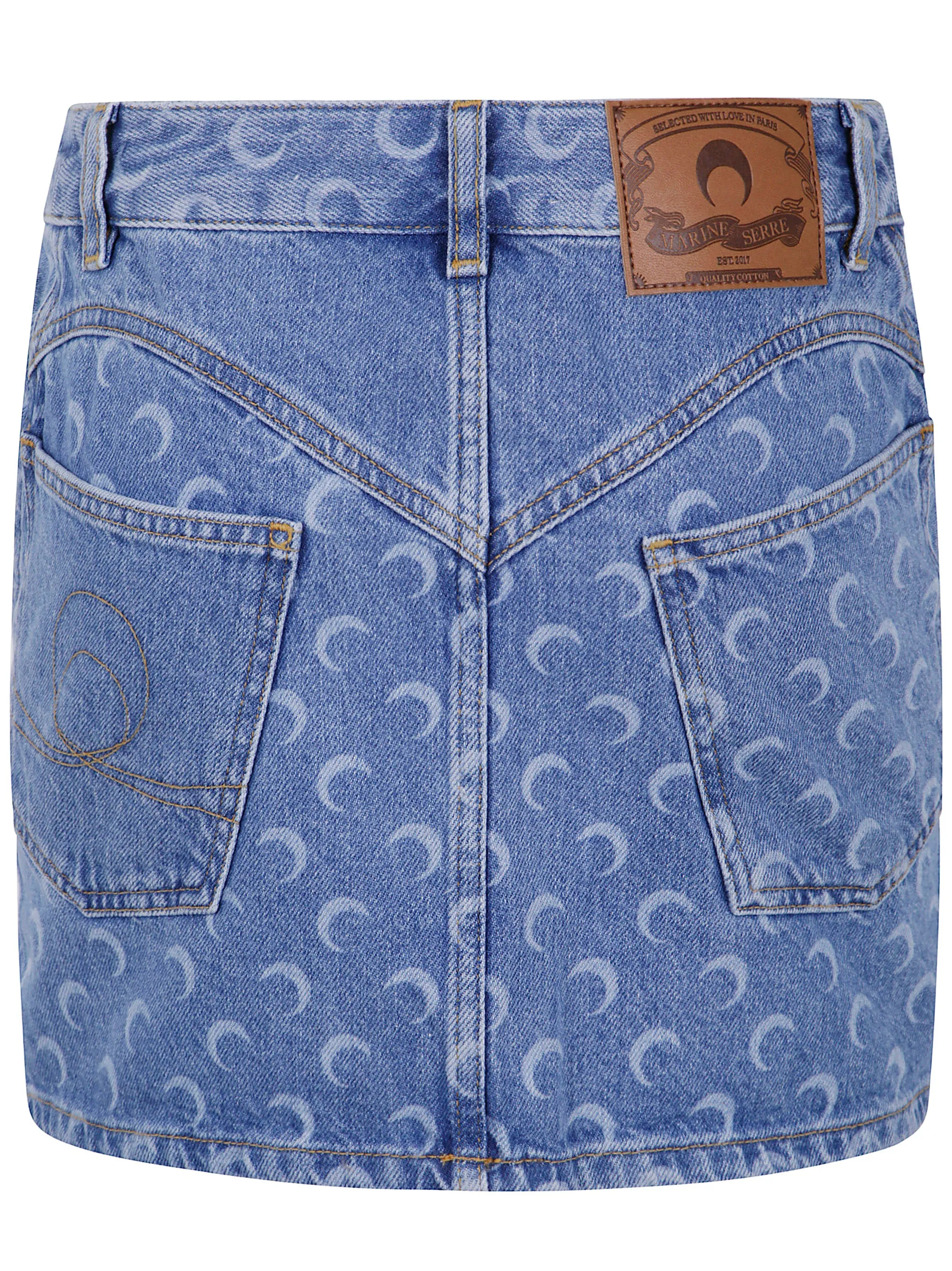 BLUE COTTON SKIRT sold by Lord & Taylor product image thumbnail 5