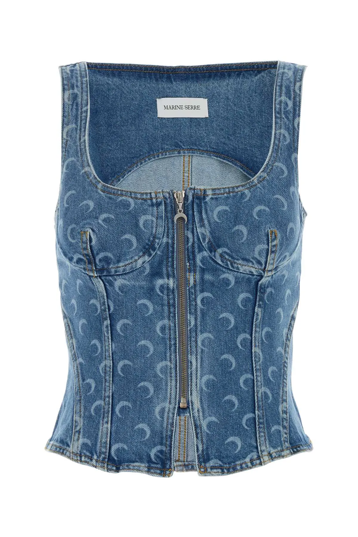 BLUE COTTON POLYAMIDE TOP sold by Lord & Taylor