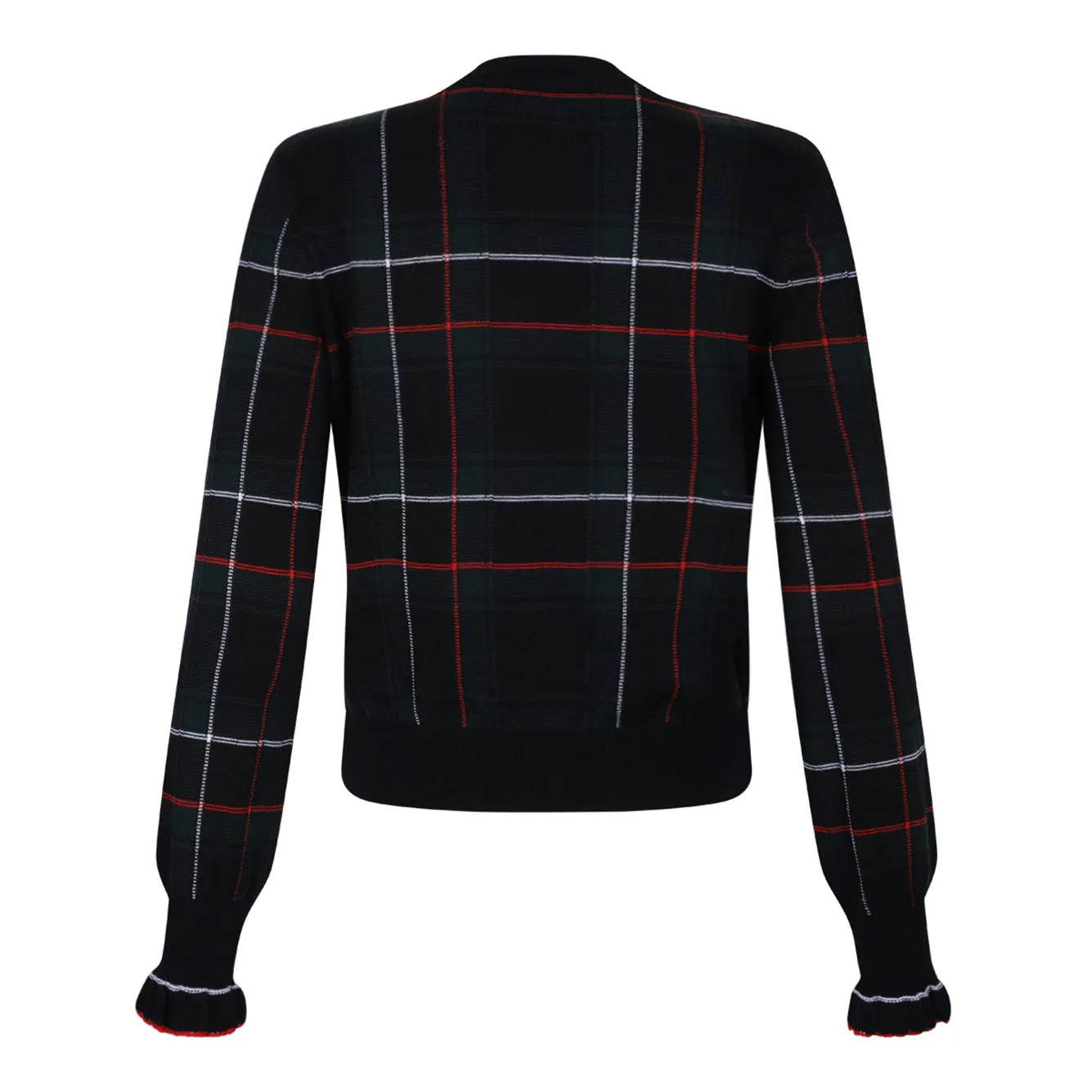 NAVY GREEN RED WOOL sold by Lord & Taylor product image thumbnail 2