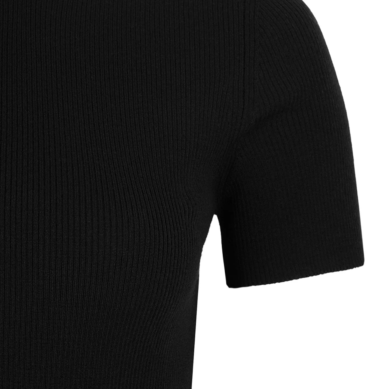 BLACK VIRGIN WOOL SWEATER sold by Lord & Taylor product image thumbnail 4