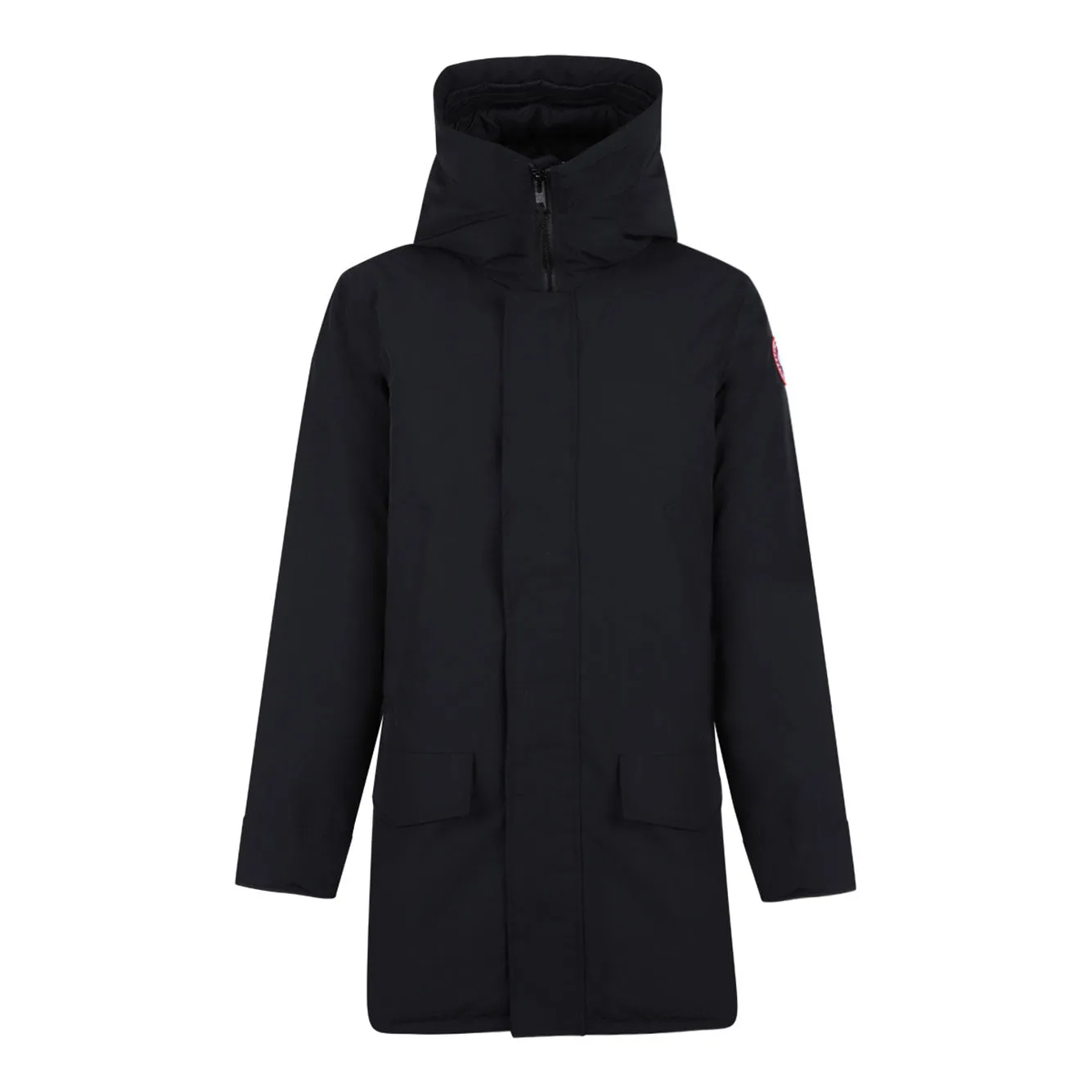 BLACK POLYESTER-BLEND COAT sold by Lord & Taylor