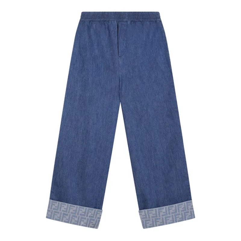 DARK BLUE COTTON TROUSERS sold by Lord & Taylor