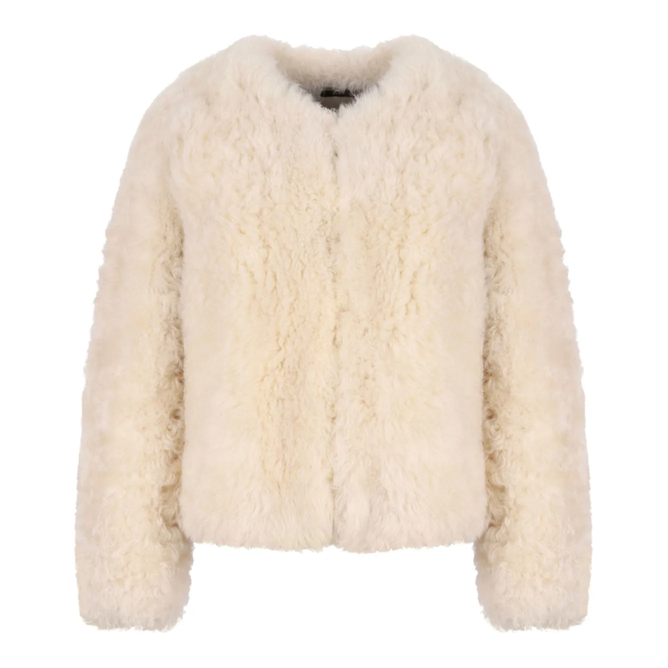 BEIGE LAMB FUR COAT sold by Lord & Taylor