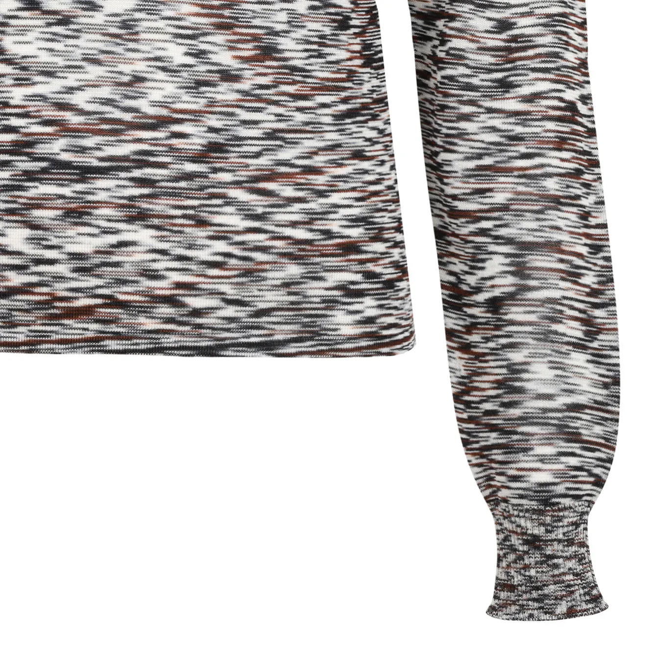 BLACK/BROWN WOOL VISCOSE SWEATER sold by Lord & Taylor product image thumbnail 4