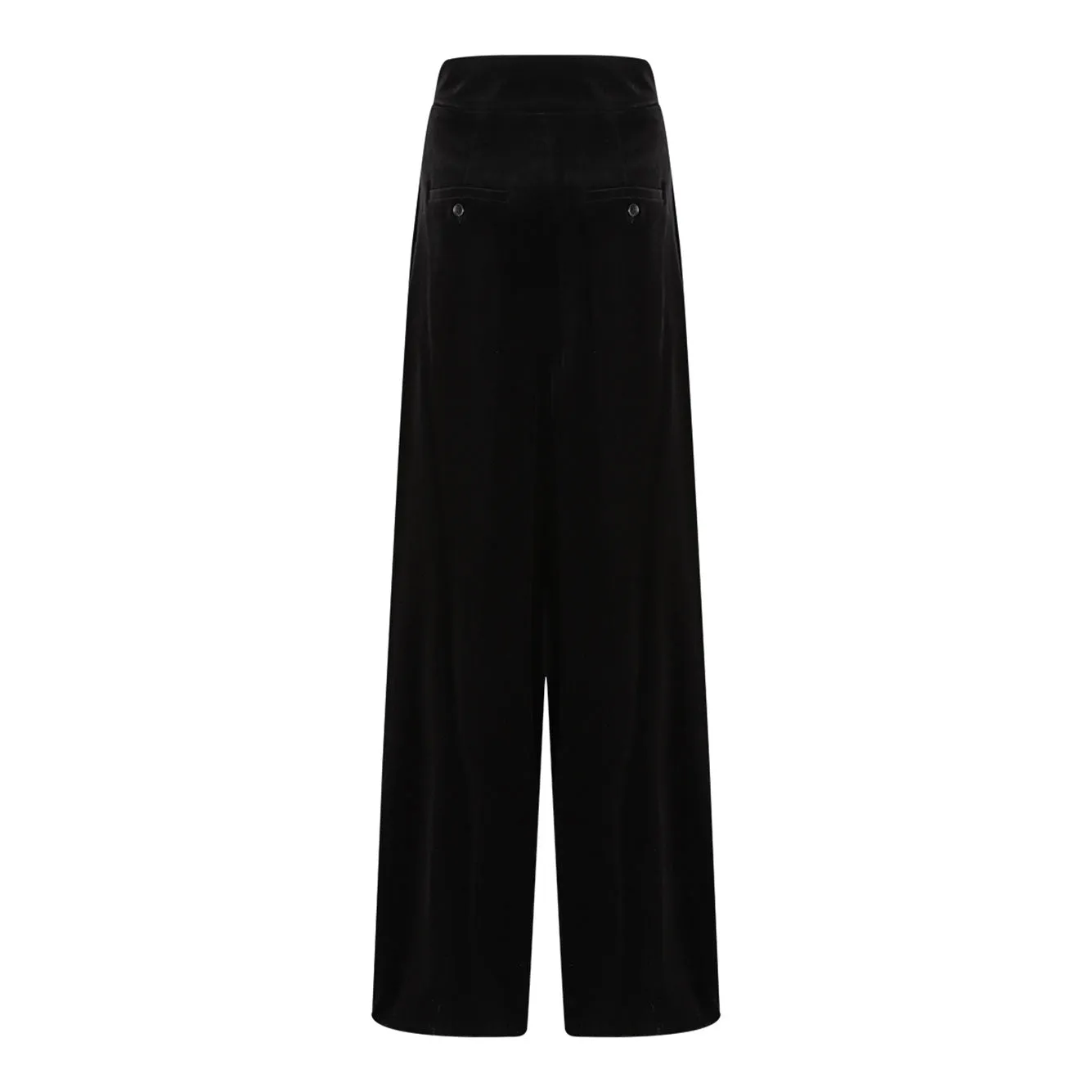 BLACK COTTON-BLEND TROUSERS sold by Lord & Taylor product image thumbnail 2