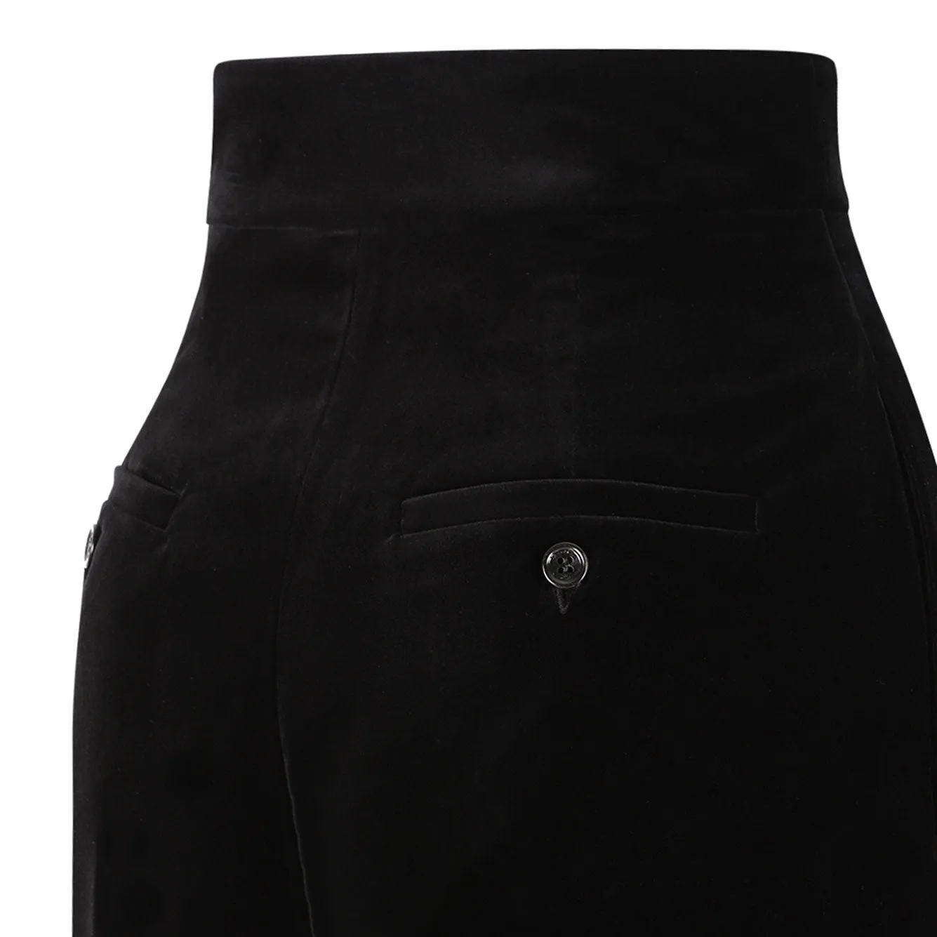 BLACK COTTON-BLEND TROUSERS sold by Lord & Taylor product image thumbnail 4