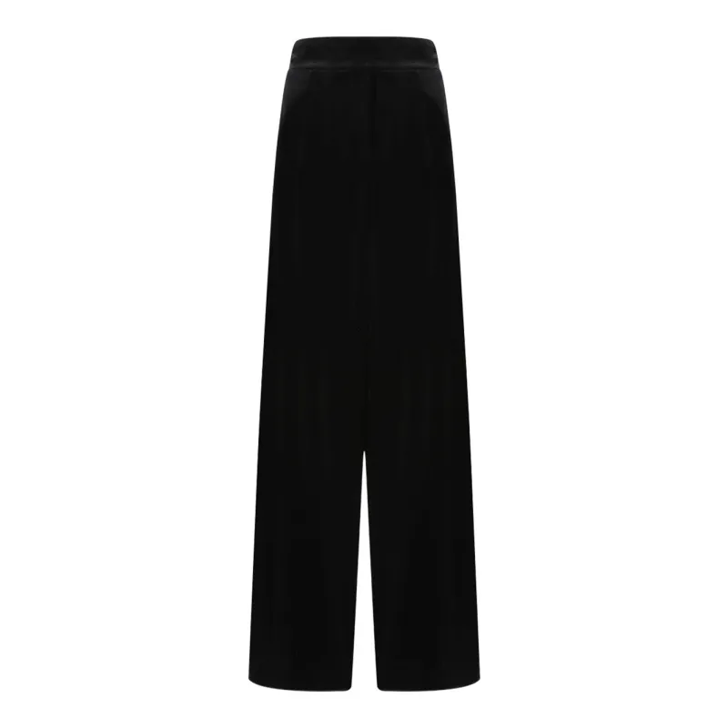BLACK COTTON-BLEND TROUSERS sold by Lord & Taylor
