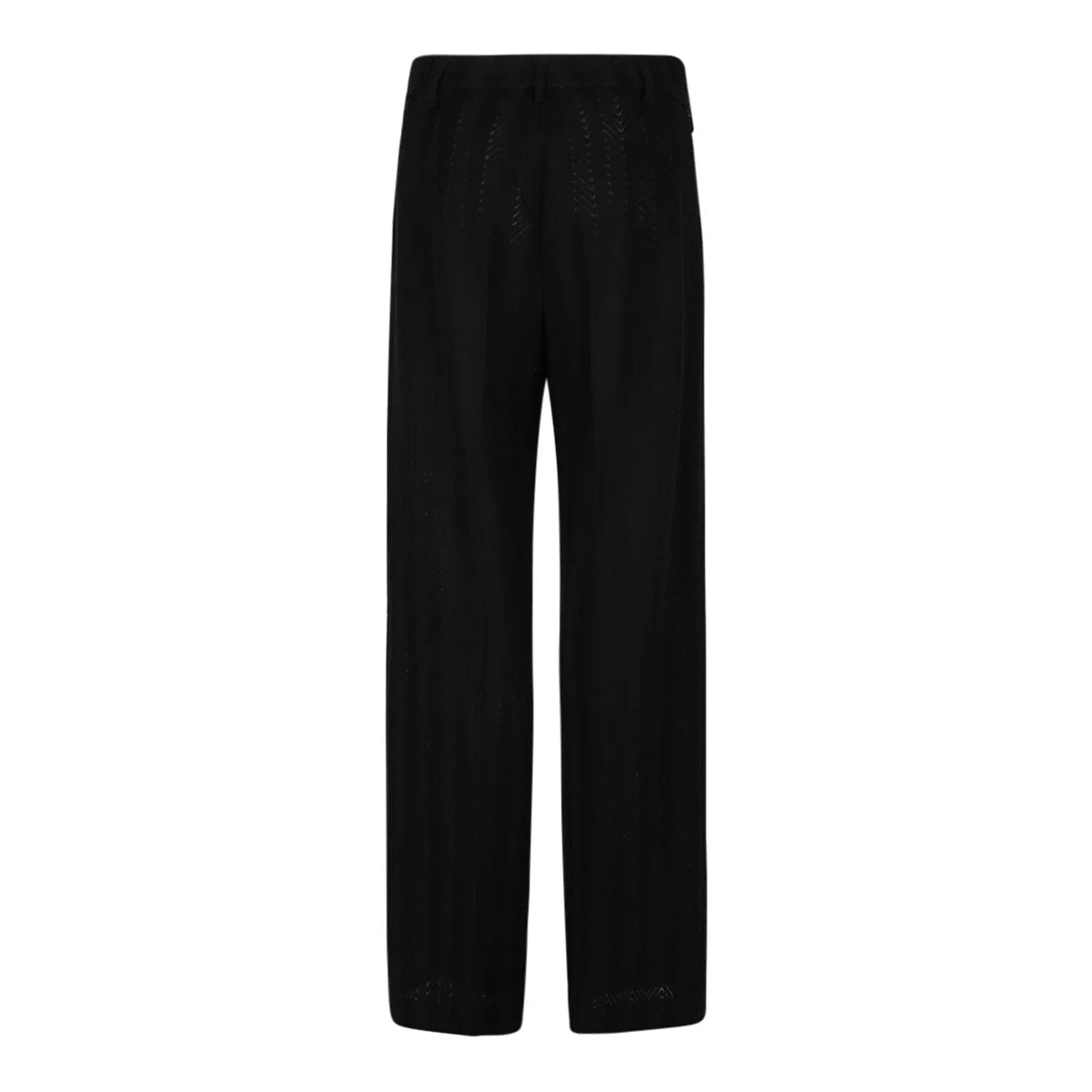 BLACK COTTON-VISCOSE TROUSERS sold by Lord & Taylor product image thumbnail 2