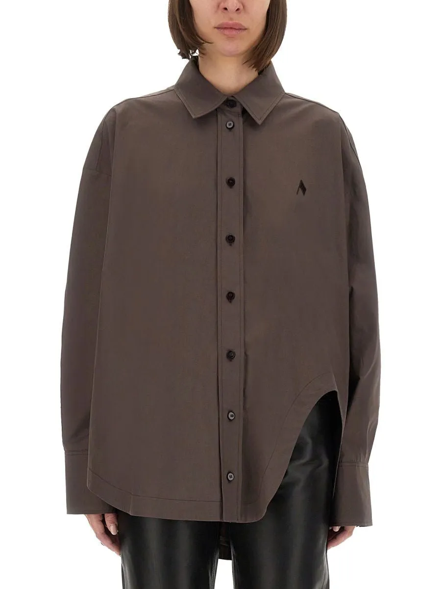 DARK BROWN COTTON SHIRT sold by Lord & Taylor